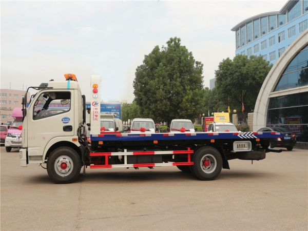 國六東風(fēng)凱普特一拖二清障車（黃牌）