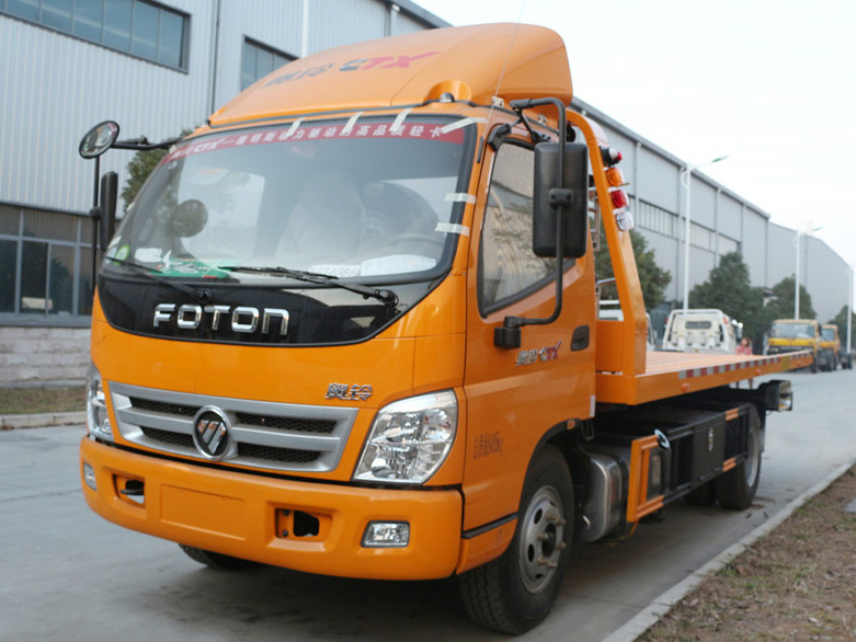 福田奧鈴一拖二藍牌清障車