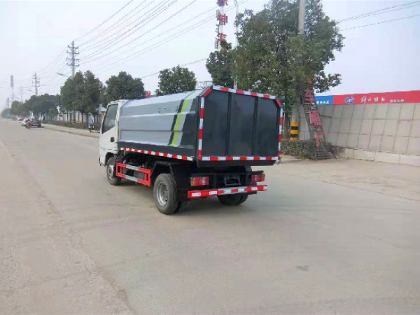 凱馬國六藍(lán)牌4方自裝卸（掛桶）式垃圾車
