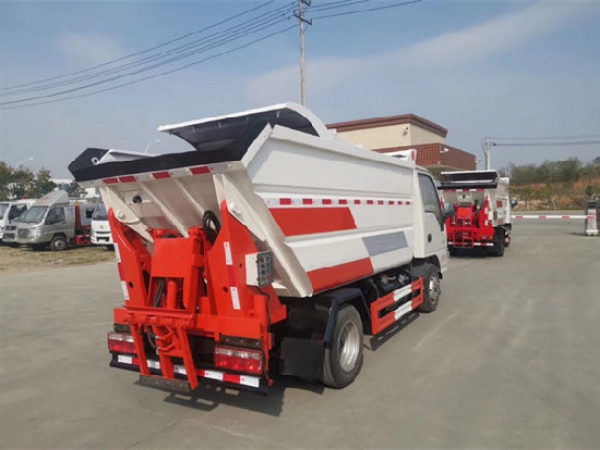 江淮康鈴國(guó)六4方后掛桶自裝卸式垃圾車