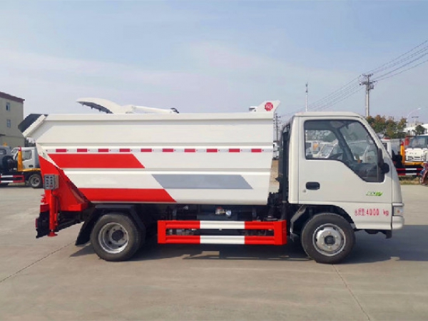 江淮康鈴國(guó)六4方后掛桶自裝卸式垃圾車