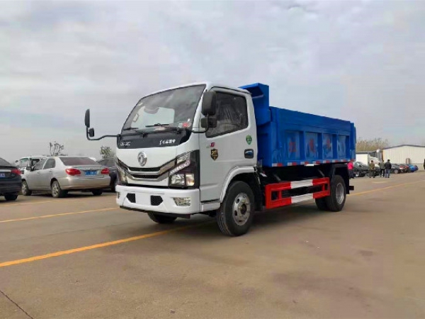 東風(fēng)小多利卡國(guó)六藍(lán)牌5方自卸式垃圾車