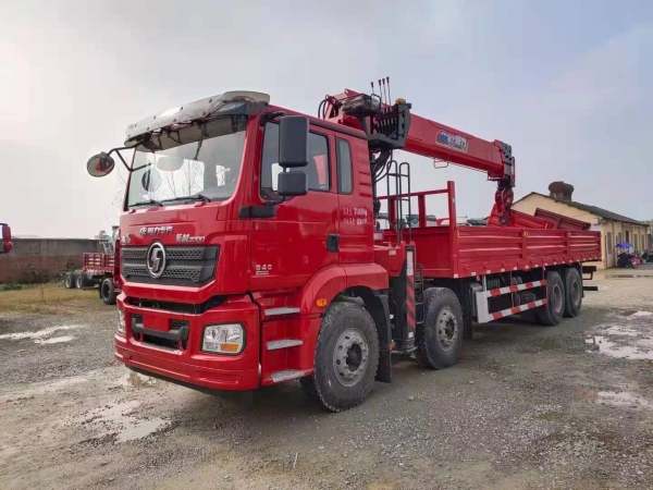 陜汽德龍前四后八20噸隨車吊