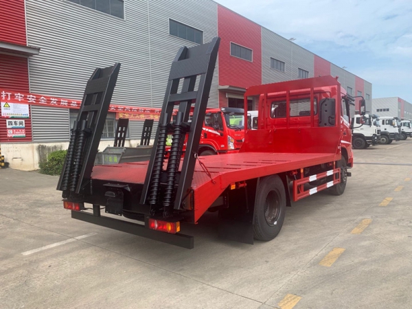 國六東風D3V平板拖車
