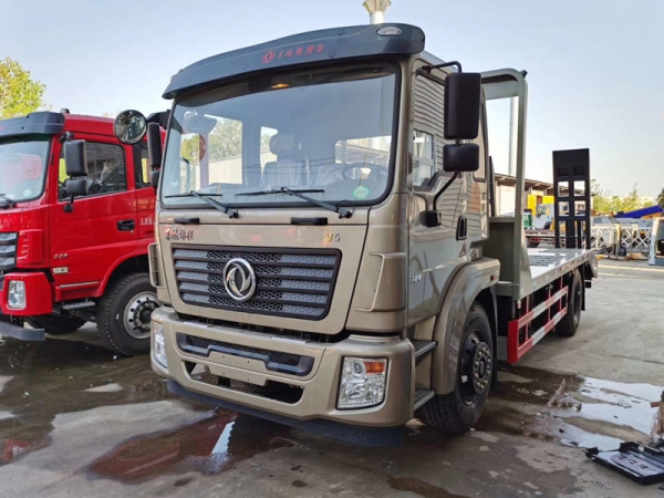 國六東風錦程平板拖車