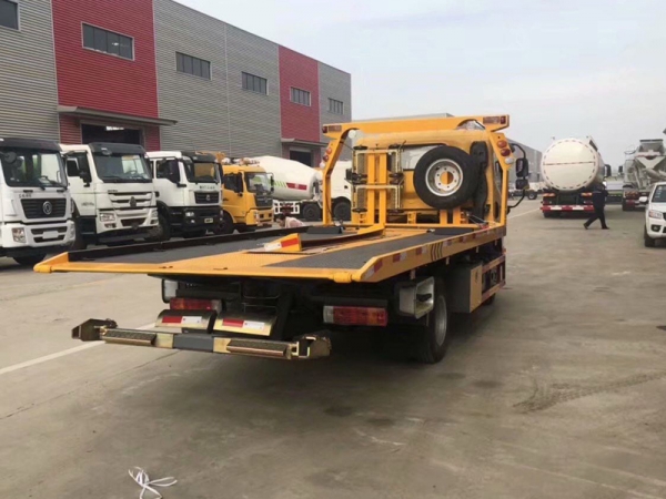 國(guó)六解放J6F藍(lán)牌清障車一拖二