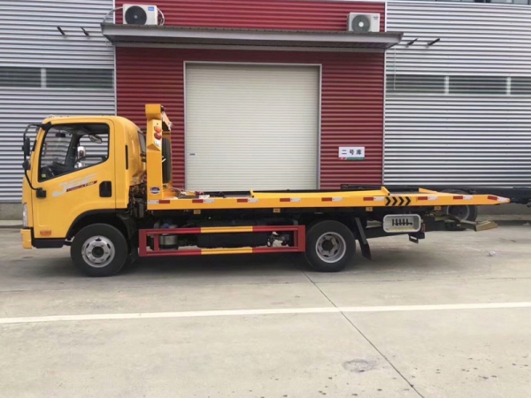 國(guó)六解放J6F藍(lán)牌清障車一拖二