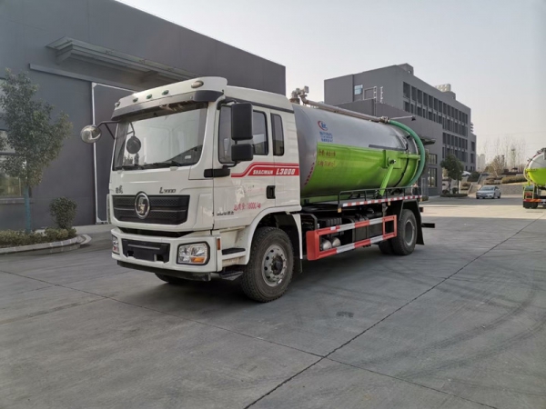 陜汽單橋11方吸污車