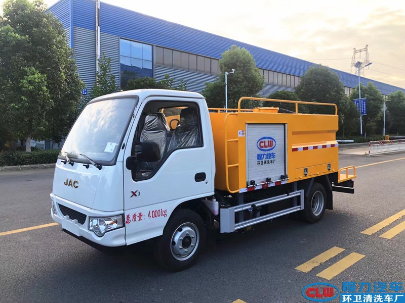 江淮地下室專用藍(lán)牌高壓清洗車